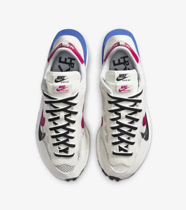 Nike x Sacai VaporWaffle Royal Fuchsia CV1363-100 Dead Stock