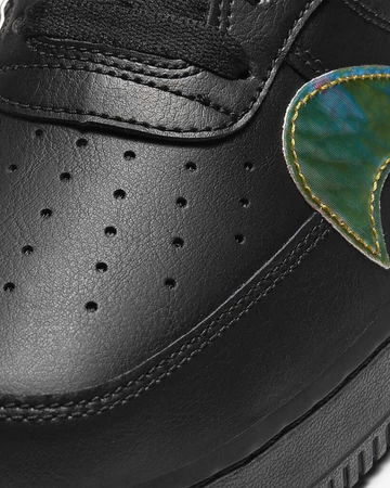 Nike Air Force 1 Misplaced Swoosh Black