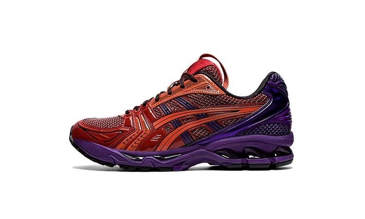 Asics purple running shoes online