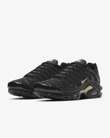 Nike Air Max Plus Black Metallic Gold