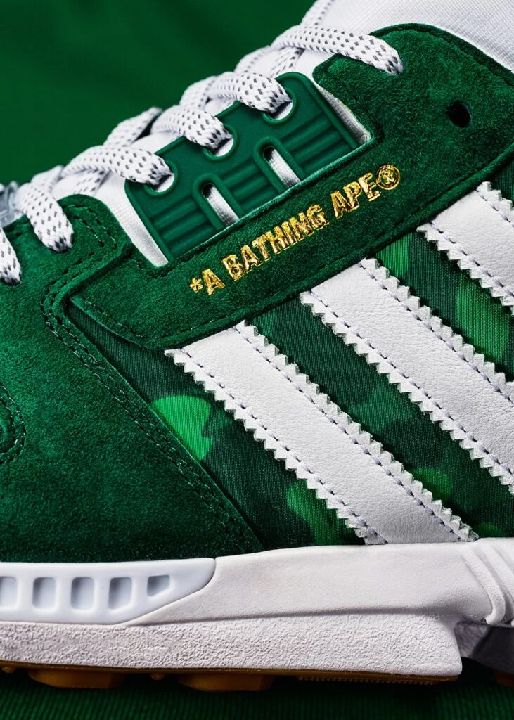 adidas ZX8000 BAPE UNDEFEATED スニーカー カモ柄 アディダス オリジナル、ア ベイシング エイプ×アンディフィーテッドの