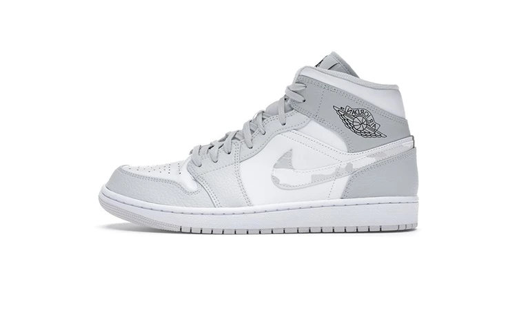 Jordan 1 Mid Camo White