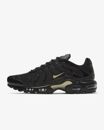 Nike Air Max Plus Black Metallic Gold
