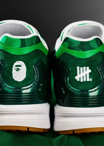 Bape x Undefeated x adidas ZX 8000 Green