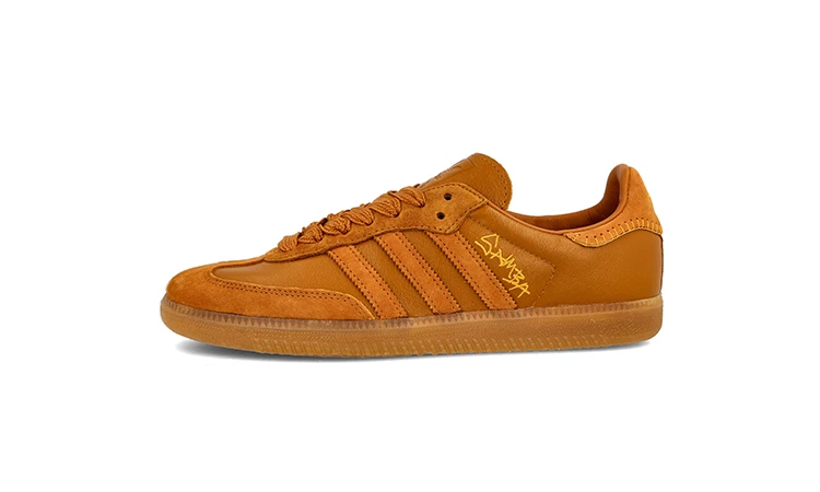 Adidas samba orange best sale