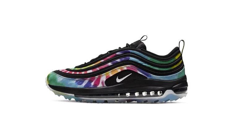 Nike Air Max 97 Golf Tye Die Black Dead Stock