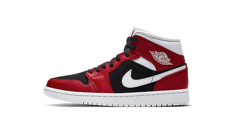 Jordan 1 Mid Gym Red White