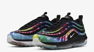 Nike Air Max 97 Golf Tye Die Black