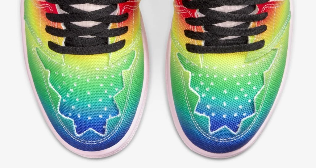 J Balvin Rainbow Jordan Ones Rainbow