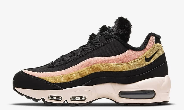 Black white and gold nike air max 95 on sale