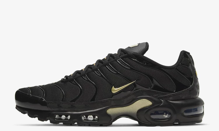 Air max plus tn black and gold on sale