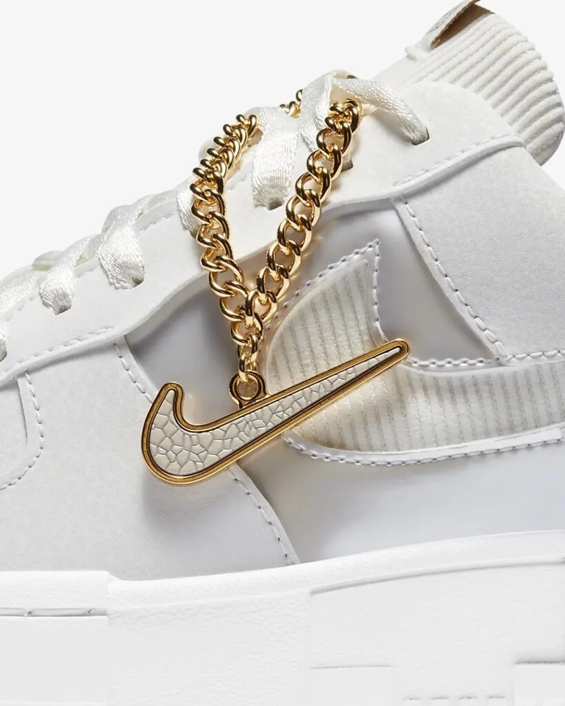 Sneakers Air Force Pixel Chain Gold Chain Air Force Pixel Femme