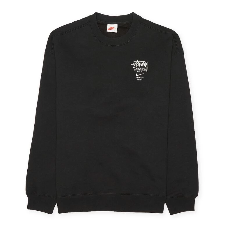 Stussy Nike スウェット ブラック 中古・古着通販】NIKE (ナイキ) stussy (ステューシー) コラボ