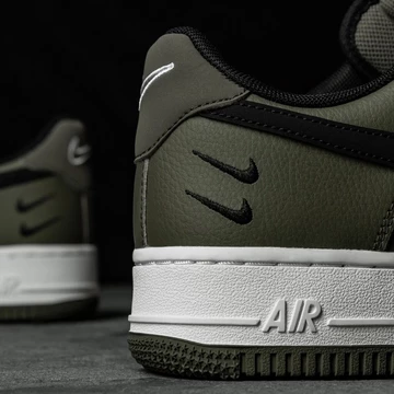 Nike Air Force 1 Double Swoosh Olive Green