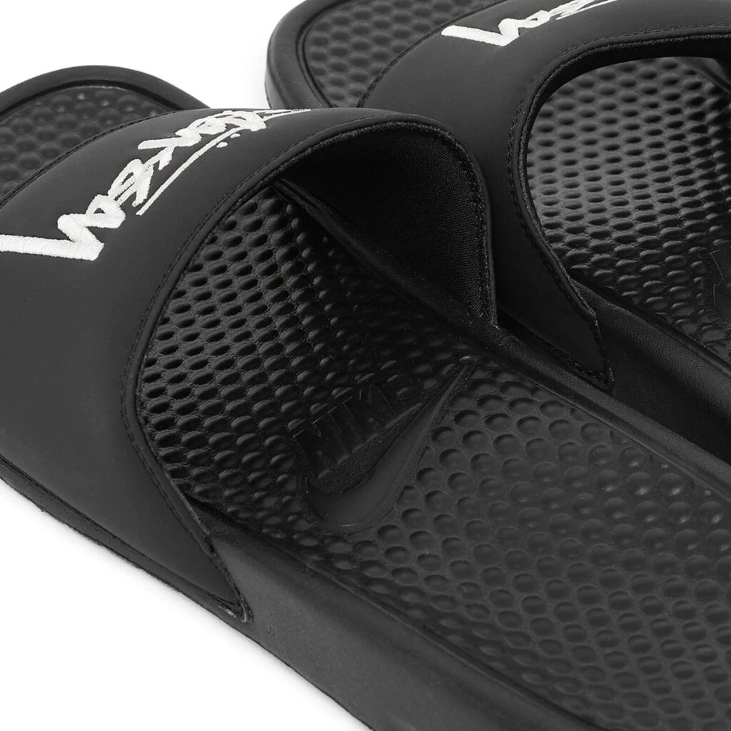 Stussy × Nike Benassi Slide \"Off Noir\" Benassi x Stussy Off Noir - Nike