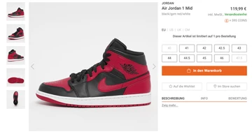 Jordan 1 Mid Bred - all sizes