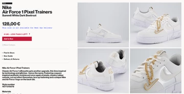 Nike Air Force 1 Shoelery aka Cuban Link