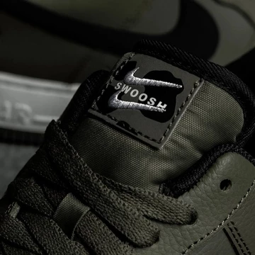 Nike Air Force 1 Double Swoosh Olive Green