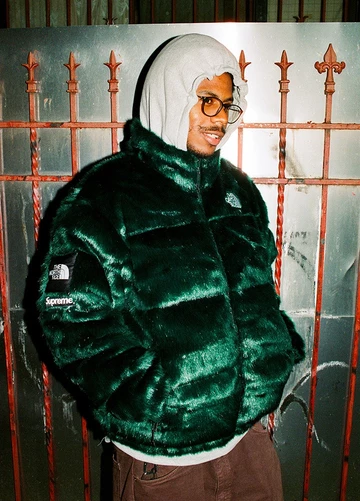 Supreme x TNF faux fur collection