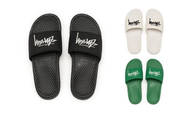 Stüssy x Nike Benassi Slides