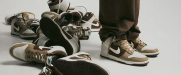 Nike Dunk High Light Chocolate