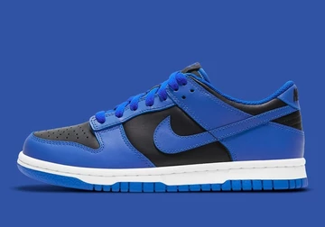 Nike Dunk Low Black Hyper Cobalt
