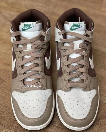 Nike Dunk High Light Chocolate
