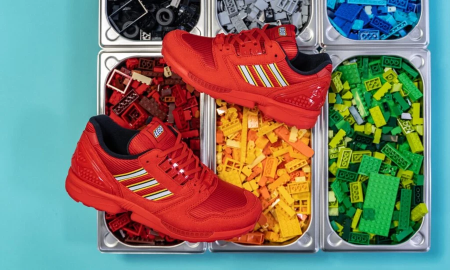 Lego x adidas ZX 8000 Red FY7084 | Dead Stock