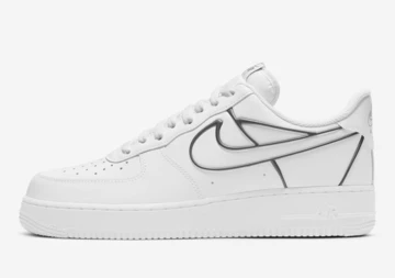 Nike Air Force 1 Metal Frame White
