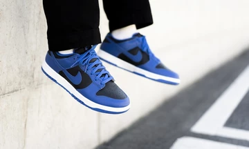 Nike Dunk Low Black Hyper Cobalt