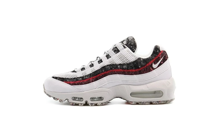 Nike Air Max 95 Recycled Wool White Bright Crimson