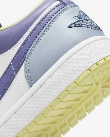 Jordan 1 Low Mismatched Purple Magenta