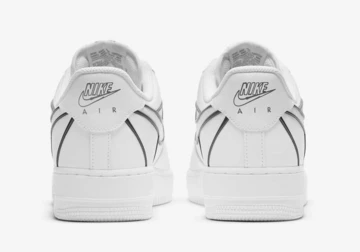 Nike Air Force 1 Metal Frame White