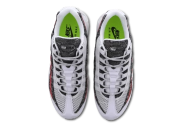 Nike Air Max 95 Recycled Wool White Bright Crimson