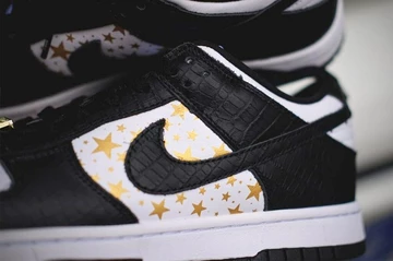 Supreme x Nike SB Dunk Low Black/White