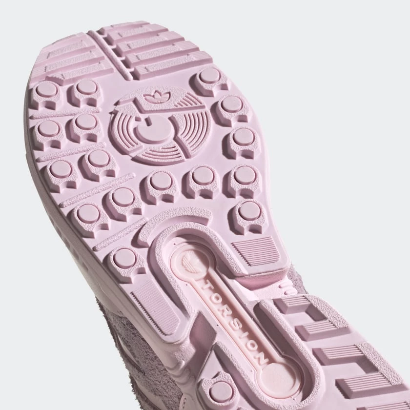 pink  Adidas ZX 5K Boost Womens Hazy Rose Blush Pink Gray Blue