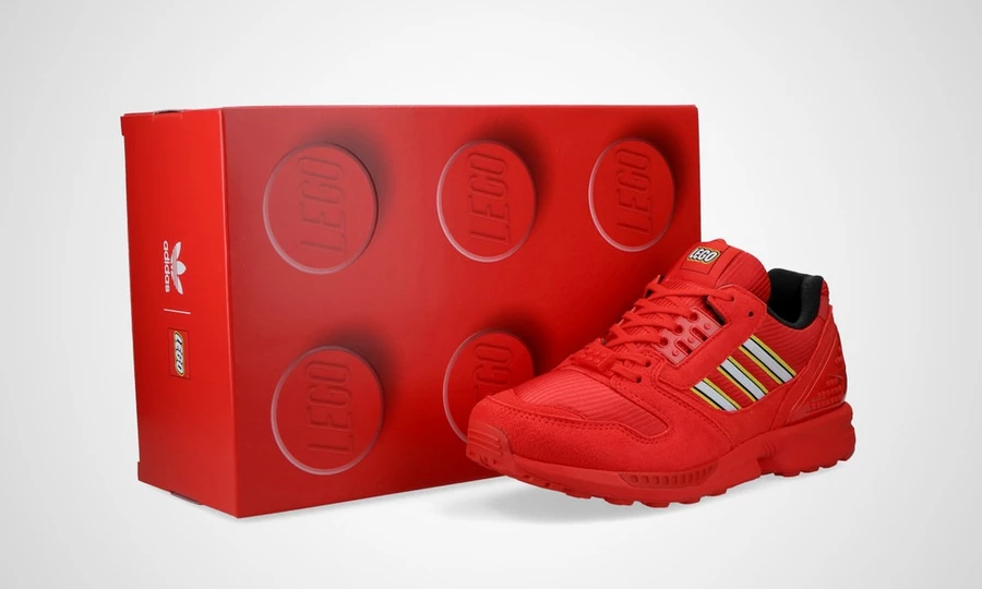 Lego x adidas ZX 8000 Red FY7084 | Dead Stock