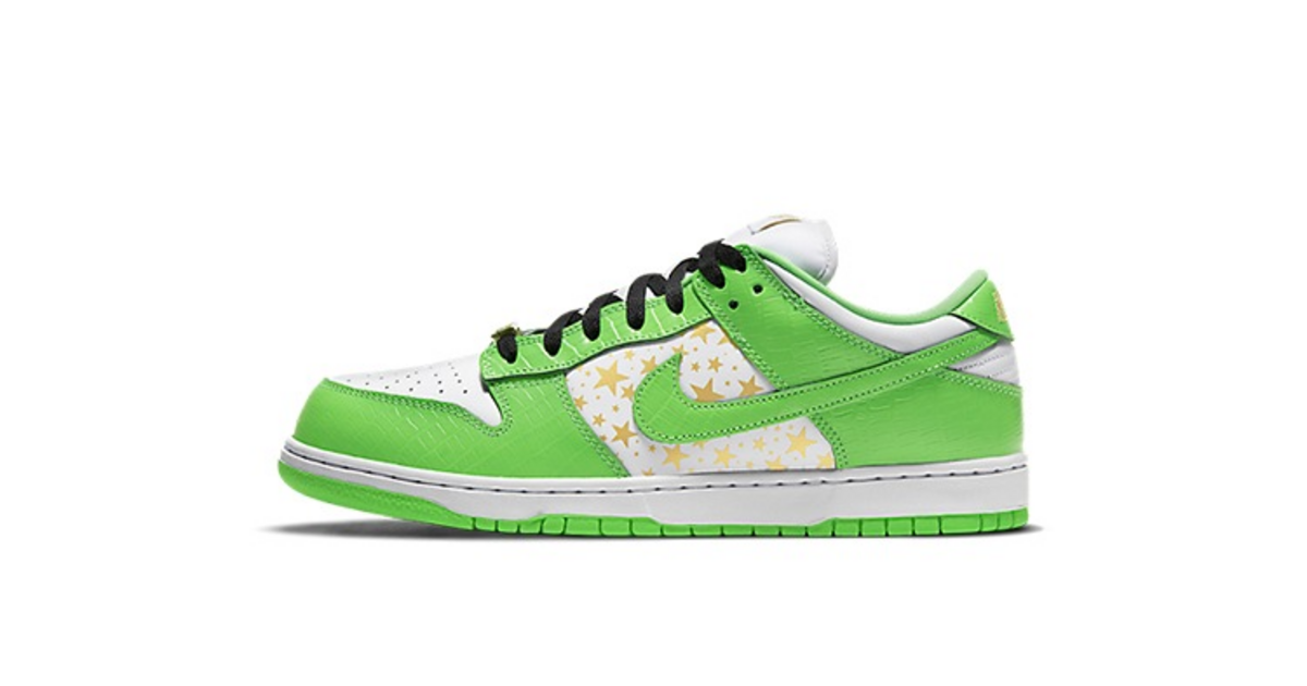 Supreme × Nike SB Dunk Low \"Camper Green Supreme x Nike SB Dunk Low “Camper Green” – YankeeKicks Online