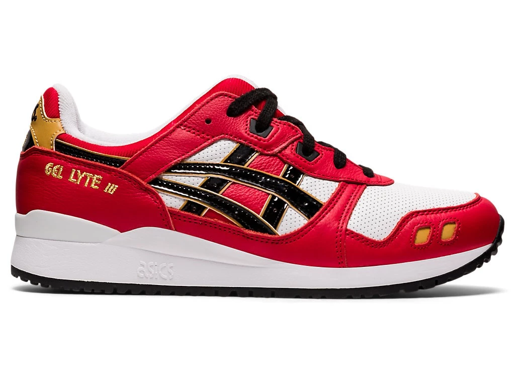 ASICS Gel Lyte III Daruma Doll Red 1201A180 600 Dead Stock