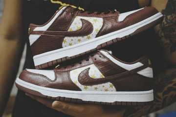Supreme x Nike SB Dunk Low Barkroot Brown
