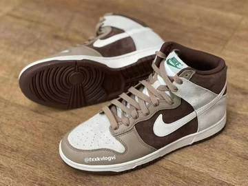 Nike Dunk High Light Chocolate