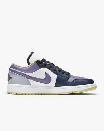 Jordan 1 Low Mismatched Purple Magenta