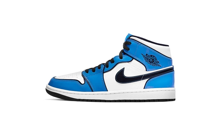 Blue and white jordan 1 online