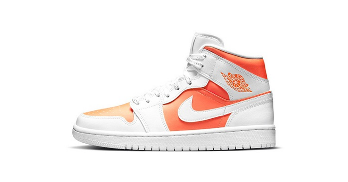 新品AIR JORDAN 1 MID Bright Concord/ 32cm Nike Air Jordan 1 Mid 'Bright Concord' sneakers for Men