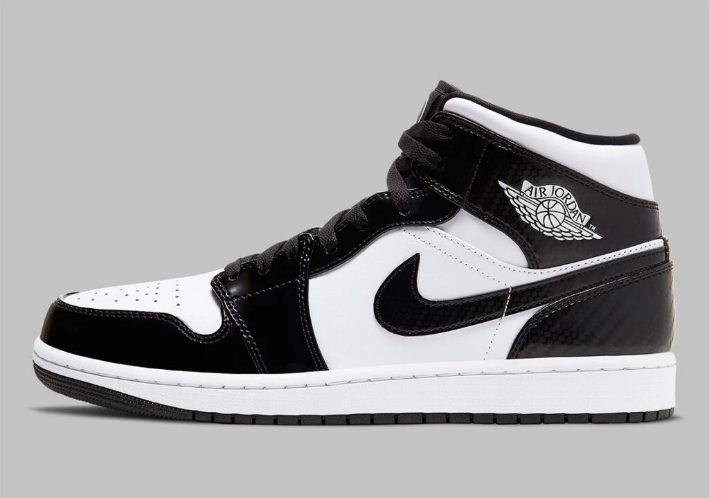 Aj1 mid black white online