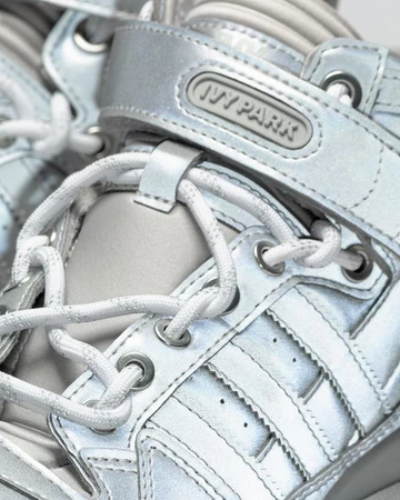 adidas x Ivy Park Forum Mid Silver