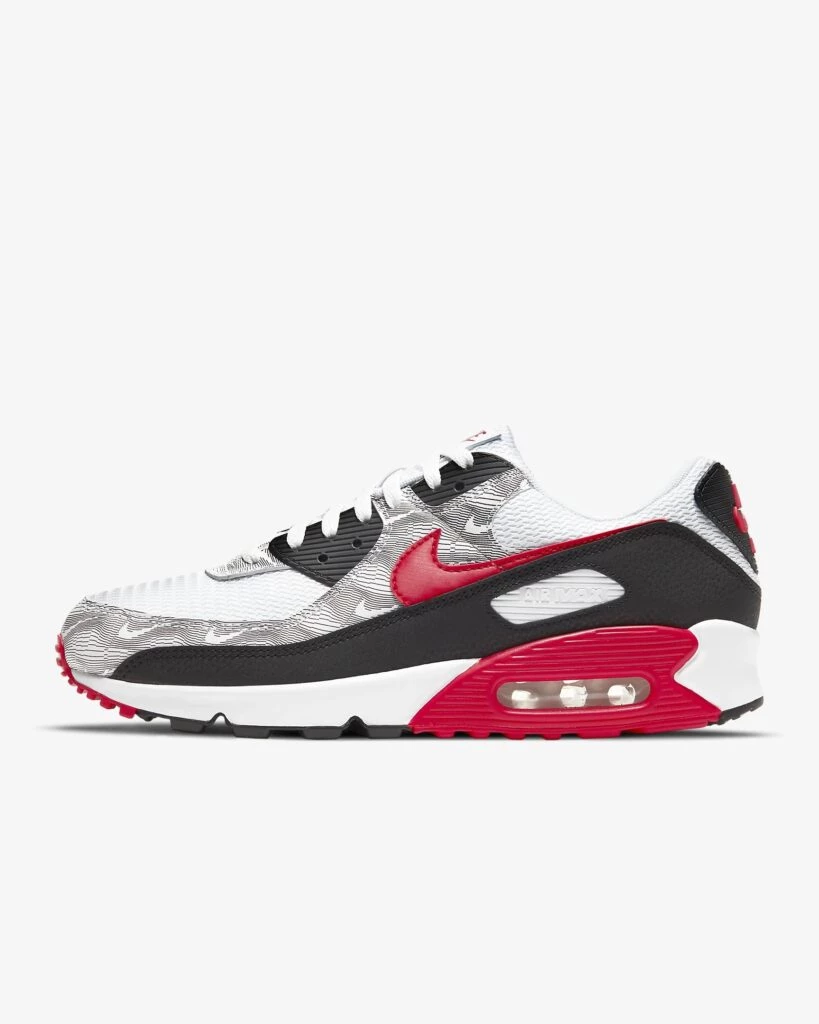 Nike air max 90 rojo y blanco best sale