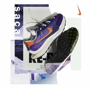Nike Sacai VaporWaffle Dark Iris