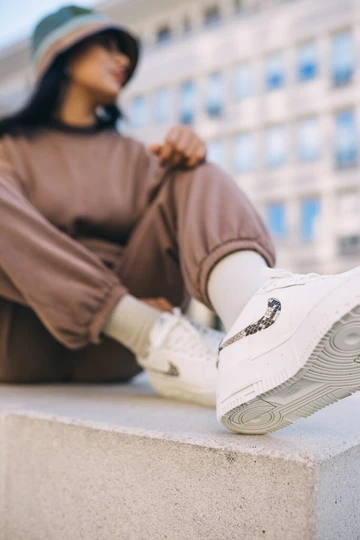 Air Force 1 Pixel Snakeskin - on feet