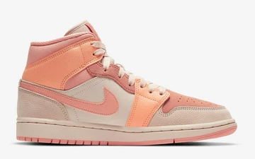 Jordan 1 Mid Apricot Orange